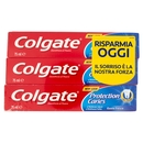 Colgate dentifricio Protezione Carie con calcio 3x75 ml